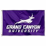 College Flags & Banners Co. Grand Canyon Lopes Wordmark Logo 3x5 Grommet Flag