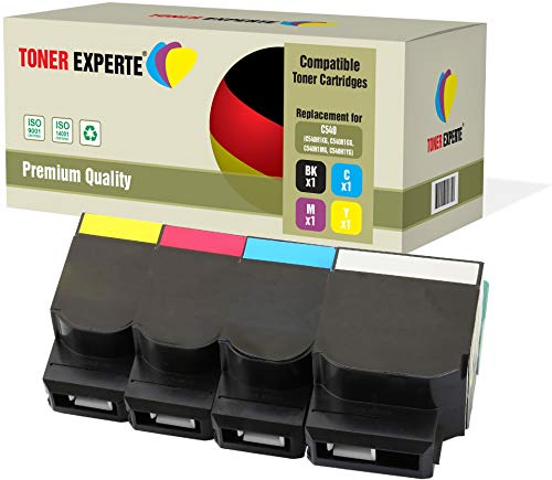 Pack 4 TONER EXPERTE® Compatibles Cartouches de Toner pour Lexmark C540n, C543dn, C544dn, C544dtn, C544dw, C544n, C546dtn, X543dn, X544dn, X544dtn, X544dw, X544n, X546dtn