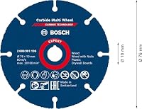 Bosch 1x EXPERT Multi Material Carbide-Trennscheibe, 76 נ10 mm – Ansicht 3