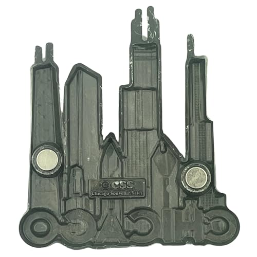 Imán Decorativo Chicago Skyscraper 3 x 2.5 pulgadas miniatura 6