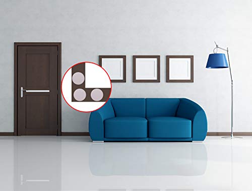 Mini Skater 300Pcs (150 Pairs) 20 Mm/0.78 Inch Diameter Self Adhesive Nylon Sticky Back Coins Hook Loop Strips Fastener Round Dot Stickers Tapes For Hanging Sewing Clothing Crafts (White) #TOP6