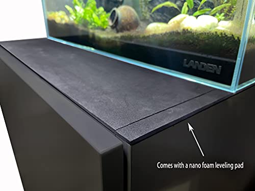 Landen Aquarium Wooden Stand and Cabinet for up to 20 Gal Tank, Fish Reptile Sea Salt WaterTank Stand, Nano Foam… - Image 5