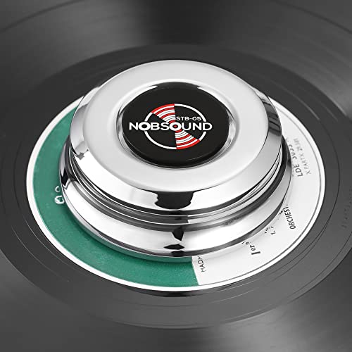 Nobsound Pure Brass Vinyl Record Weight Clamp Lp Turntable Disc Stabilizer (Silver) #TOP7
