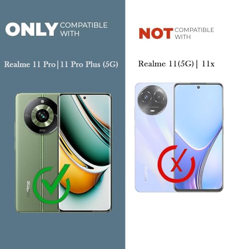 Image of Jkobi Back Cover for Realme 11 Pro 5G | Realme 11 Pro Plus 5G (Silicone Clear Shockproof Case with Camera Protection | Soft and Flexible | Transparent)