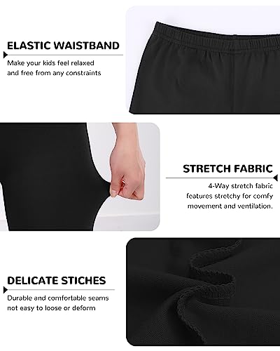 BOOPH Girls Volleyball Bike Shorts Toddler Kids Athletic Cartwheel Dance Compression Shorts 3 Pack3
