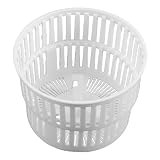 Costruzione resistente: realizzato in plastica ad alta resistenza, questo cestello di ricambio per lavatrice è progettato per un uso a lungo termine, offrendo un'eccellente durata e una robusta capacità di carico, parte del cestello per lavatrice portatile, cestello di centrifuga pieghevole portatile