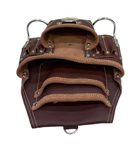 Zeluga 10 Pocket Rigger Leather Tool Bag
