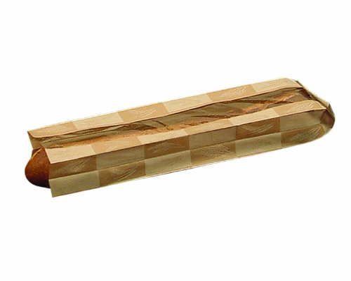 Bagcraft Papercon 300891 EcoCraft Dubl Panel Bread Bag, 14" Length x 3-1/2" Width x 2" Height, Artisan (Case of 500)