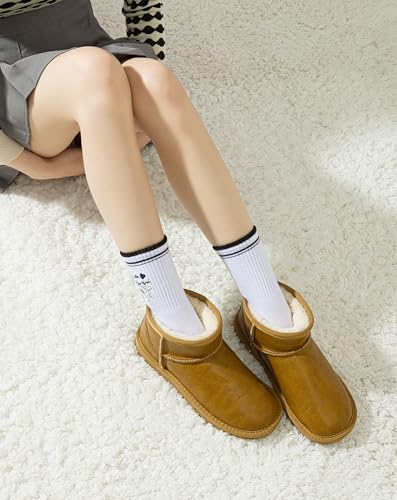 Image of Yawlsow Pilates Grip Socks for Women Yoga Grippy Socks Cute Barre Non Skid Athletic Crew Sticky Sock Workout Hospital