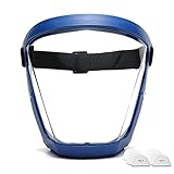 FULIER Transparent Face Mask Anti-Fog Outdoor Full Protection Face Shield HD Clear Mask Replace Safe