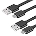 PS4 Micro USB Cable, [2Pack 15FT] Extra Long Durable Charging Cord, Quick Charger Cable for Sony PS4/Dual Shock 4 Charge/ Android/Samsung/Xbox One/Echo Dot/HTC/Motorola/Nexus/Nokia and more (Black)