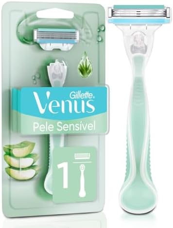 Gillette Venus Pele Sensível Aparelho de Depilar Recarregável com...