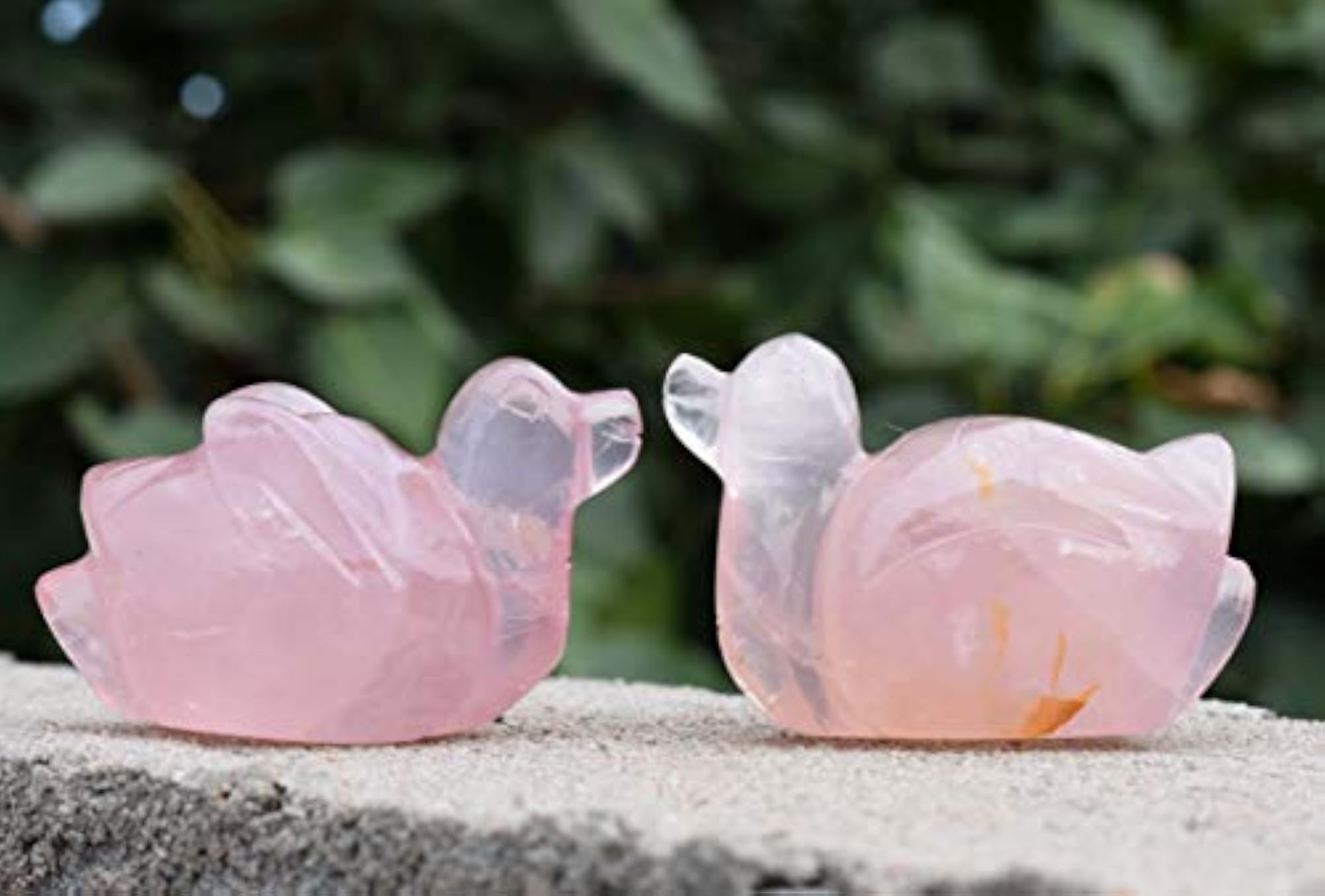 Rose Quartz Pyramid Healing Chakra Balancing Stone