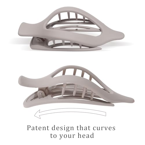 Awaytr French Concord Hair Clips - 6Pcs Side Slide Volume Clips For Women Girls, Strong Hold No Slip Grip, Thick Or Thin Hair thumb #2