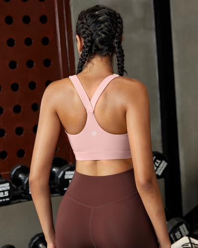 Image of RUNNING GIRL Sports Bras for Women, Molded Cup High Impact Sports Bra Workout Bras for Women High Support Racerback
