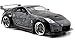 D.K.'s Nissan 350Z Black "Fast n Furious" Movie 1/24 by Jada 97172 Full Body Grey Design and Black Hood