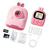 HEEZOU Kids Artistic Printing Sofort Kamera Mit 1080p Objektiv Und Sicherem Druckpapier Für Kind...