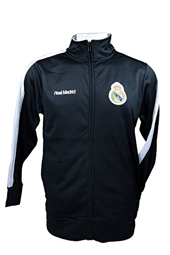 Real Madrid C.F. Zipper Fleece Jacket Sweatshirt Official License Soccer Hoodie Ex-Large 012