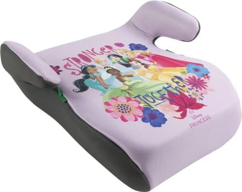 Tataway seggiolino alzatina auto bimbi Disney Principesse i-Size ECE R129, Rialzo bimbi 126-150 cm, 22-36 kg, 6-12 anni, gruppo 3, leggero e facile da trasportare - sfoderabile e lavabile