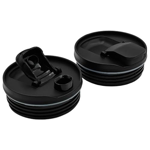 2Pcs Flip Top to-Go Lids for Ninja Blender Cups 16oz, Compatible with Nurti Ninja Professional Blender BL620C BL660 BL663 BL770 BL780 QB3001SS Replacement Parts Lids