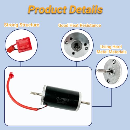 Image of 12V 5KW Parking Heater Motor, Diesel Parking Heater Electric Blower Motor Fit for Caranvan RV Truck Boats, Fit for Eberspacher Webasto Diesel Heater, Replace 252113992000