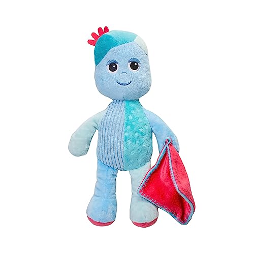In The Night Garden Iggle Piggle Talking Teddy Bear, Cbeebies Cute & Sensory toys. Comforting sounds. Kids Toys and Baby toys 0-6 months, Blue