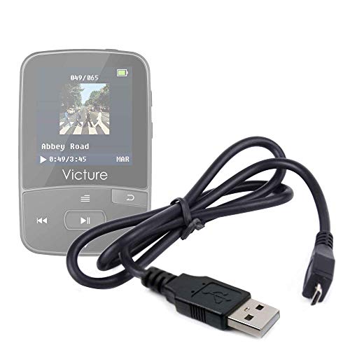 DURAGADGET Cavo di Sincronizzazione per Lettore MP3 Victure M3, Soulcker Reproductor MP3, SVMUU  D15 - Alta qualità - Connessione MicroUSB