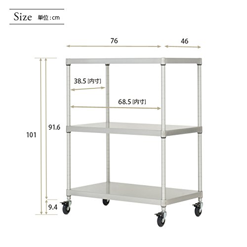 Amazon｜ルミナス プレミアム ソリッドシェルフ スチールラック メタル