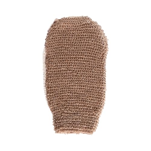Guantes exfoliantes de fibras, eficientes, para hacer burbujas gruesas, guantes de fibras esenciales de baño de larga duración