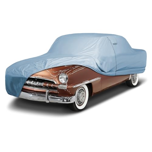 Image of iCarCover Premium Car Cover for 1951-1953 Plymouth Belvedere Heavy Duty Waterproof All-Weather Automobiles Custom Fit Indoor Outdoor UV Snow Protection Covers with Straps and Bag