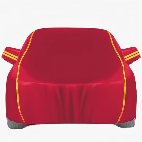 カーカバー 適用 VW ゴルフ R ヴァリアント 8 | 車 カバー ドアファスナー付き、カスタマイズ可能な屋外用防水透湿防水シートフルカーカバー