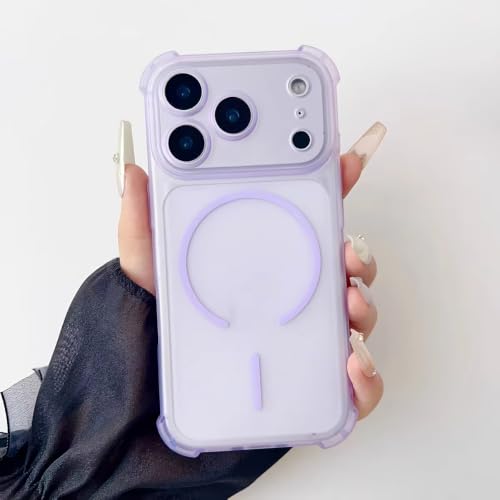 Coque iPhone 14 Pro violette pour le quotidien protection magnétique chic