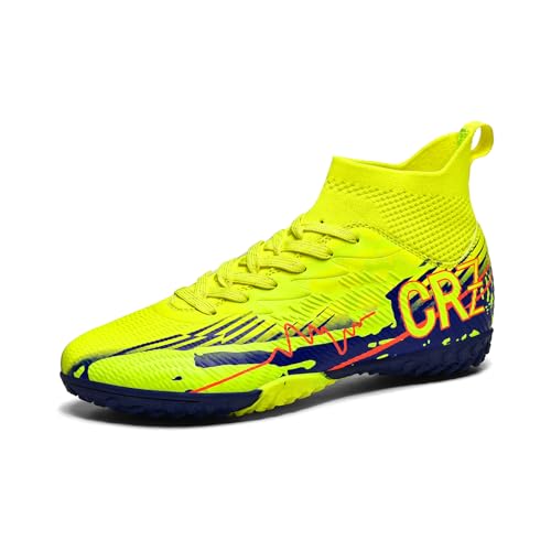 Image of Soccer Cleats for Mens Womens Indoor Turf Soccer Shoes Youth AG TF Training Football Boots Unisex