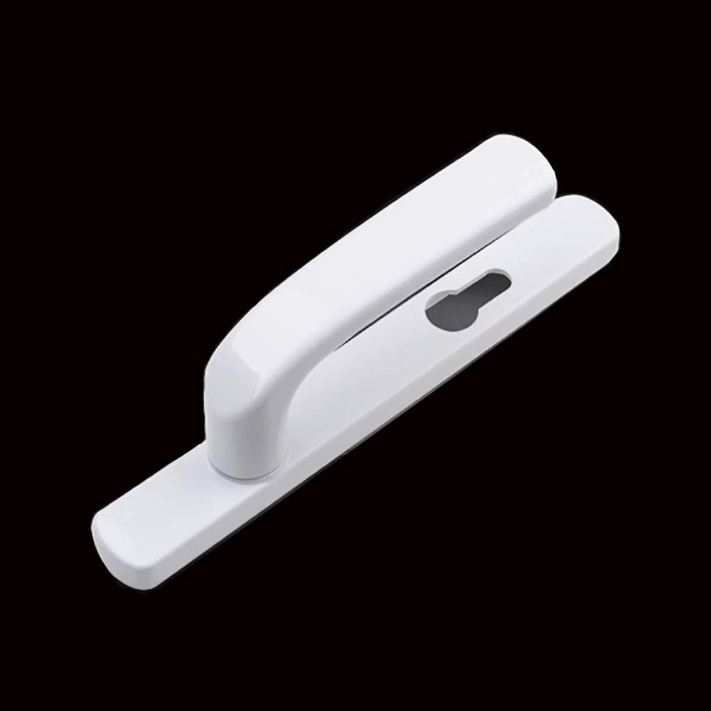 UPVC Lever Sprung Door Handle Set, 92PZ / 85 PZ Screw Centres Double Glazing Pair Set for Home Security Indoor Room
