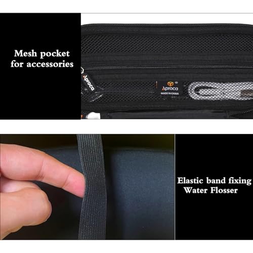 Étui pour hydropulseur COSLUS Mini et accessoires sacoche portable Aproca Noir