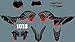 mxp Graphics DST1018 Dirt Bike Decal Kit gráfico para KTM EXC 2008 2009 2010 2011