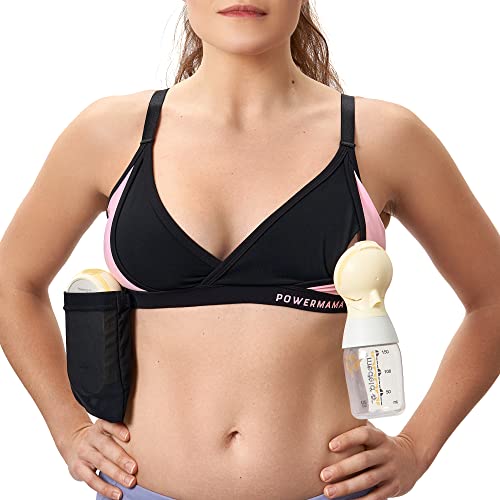 Image of Pumping Bra - 3-in-1 Nursing Bra for Hands-Free Pumping