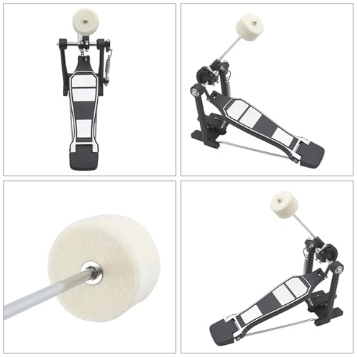 Set de 4 pedales profesional para bombo miniatura 2