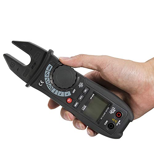 Image of CEM Digital Clamp Meter DT-370 AC Current TRMS Volt Amp Ohm Meter HVAC Clamp On Multimeter, Auto Ranging 4000Counts Temperature AC DC Voltage Frequency Resistance Capacitance Continuity Diode Tester