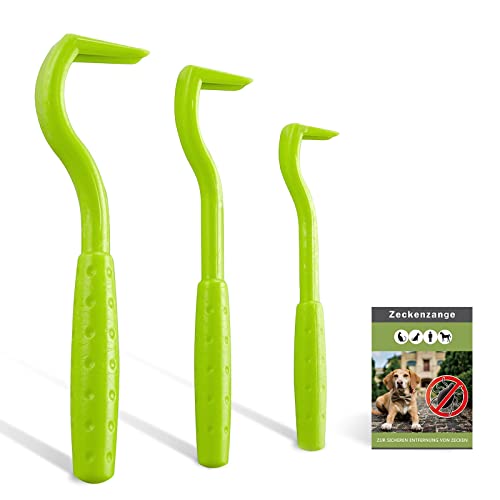 Nepfaivy Zeckenzange für Hunde Katze Mensch - 3er Set Zeckenhaken und Zeckenentferner für Kinder und Haustier, Einfacher und Sicherer Zeckenhebel für Zecken jeder Größe Nepfaivy Zeckenzange für Hunde Katze Mensch - 3er Set Zeckenhaken und Zeckenentferner für Kinder und Haustier, Einfacher und Sicherer Zeckenhebel für Zecken jeder Größe