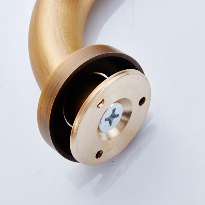 Asidero Ducha Barra de Apoyo Segura for baño, 30/40/50 cm, Bronce, latón, for Inodoro, Barra de Apoyo de Seguridad for Ducha Asidero BañO(Chrome-50cm)