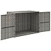 Garden Storage Cabinet Gray 39.4