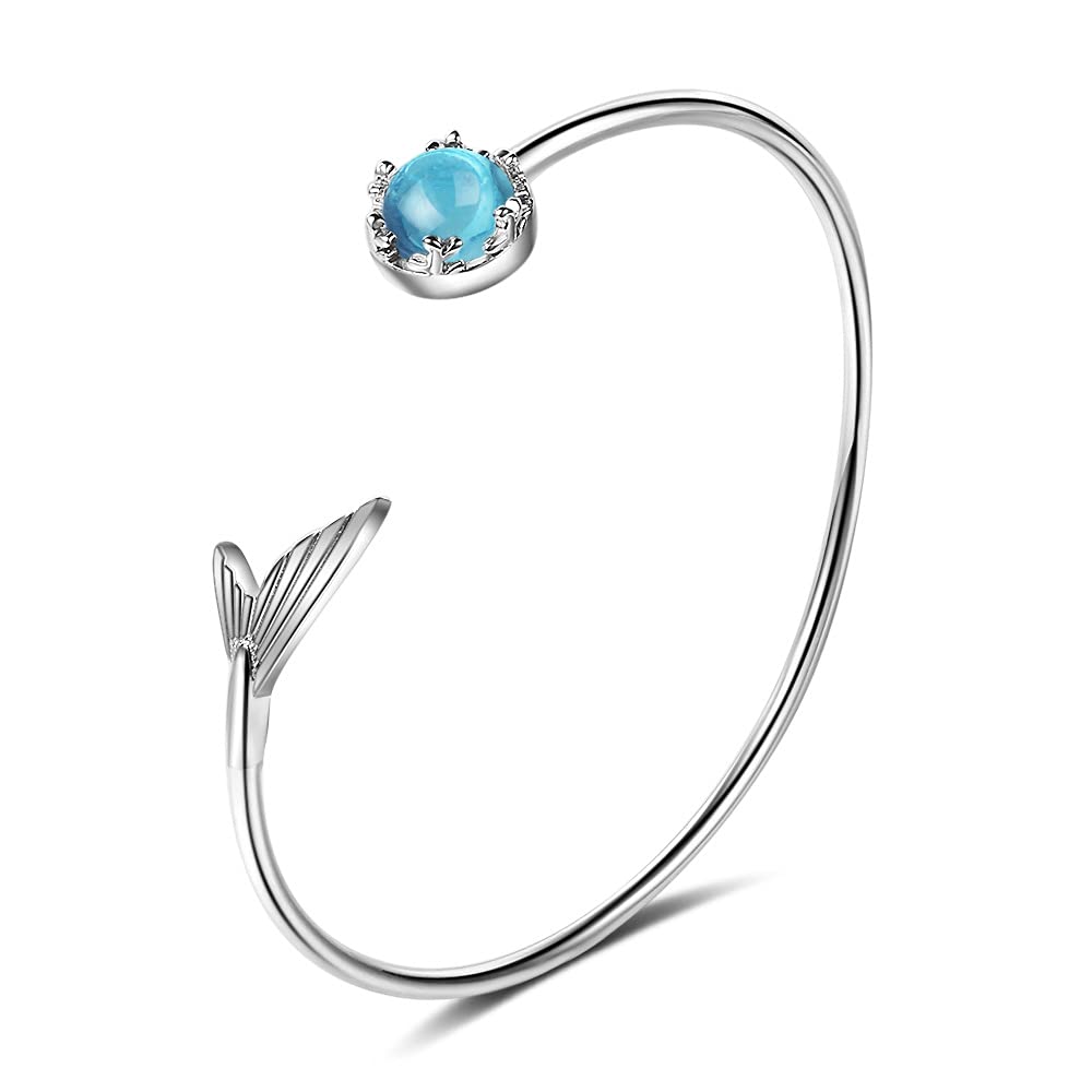 Bracciale Donna Argento 925 Con Pietra Di Luna E Gatto, Placcato Oro Rosa, Regalo Per Amanti Dei Gatti - 3