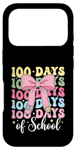 100 Days of School �L���[�g �s���N �R�P�b�g ���{�� ���M ���̎q �L�b�Y �X�}�z�P�[�X iPhone 17 Pro �p