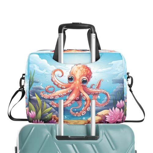 Bolsa para laptop con diseño de pulpo oceánico miniatura 6