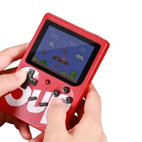 Rechargeable Pocket Video Game for Kids 400 in 1 Retro Game Box Console Handheld Game Box with TV Output, Multicolour