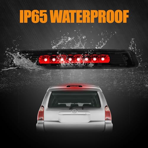 Image of Compatible with Third 3rd Brake Light LED Toyota 2003-2009 4Runner, High Mount Rear Brake Lights Assembly for 03-09 4Runner, Waterproof Center Cab Lamp Stop Light