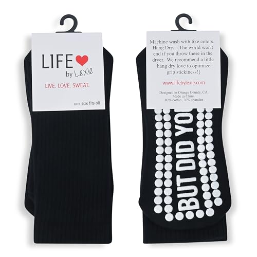 Image of Life By Lexie Sticky Grip Socks for Barre, Pilates, Lagree, Yoga, Dance Non Slip Women's Socks