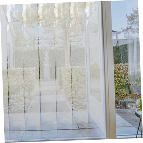 Rideau pour porte anti-vent en plastique transparent isolant - 6