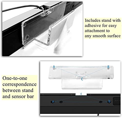 Wii Sensor Bar Original Wii Sensor,Ir Signal Ray Sensor Bar Wired Receiver With A Stand,For Nintendo Wii/Wiiu #TOP5